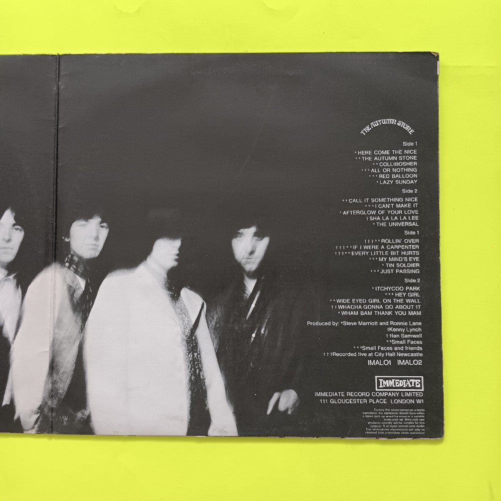 Small Faces - The Autumn Stone UK OG Pink Label - 1969 - IMAL01 IMAL02 - Used - VG+ - Vinyl Small Faces - The Autumn Stone UK OG Pink Label - 1969 - IMAL01 IMAL02 - Used - VG+ - Vinyl