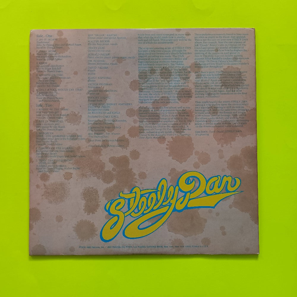 Steely Dan - Can't Buy A Thrill QUAD - 1974 - CQD 40009 - Used - VG++ - Vinyl Steely Dan - Can't Buy A Thrill QUAD - 1974 - CQD 40009 - Used - VG++ - Vinyl
