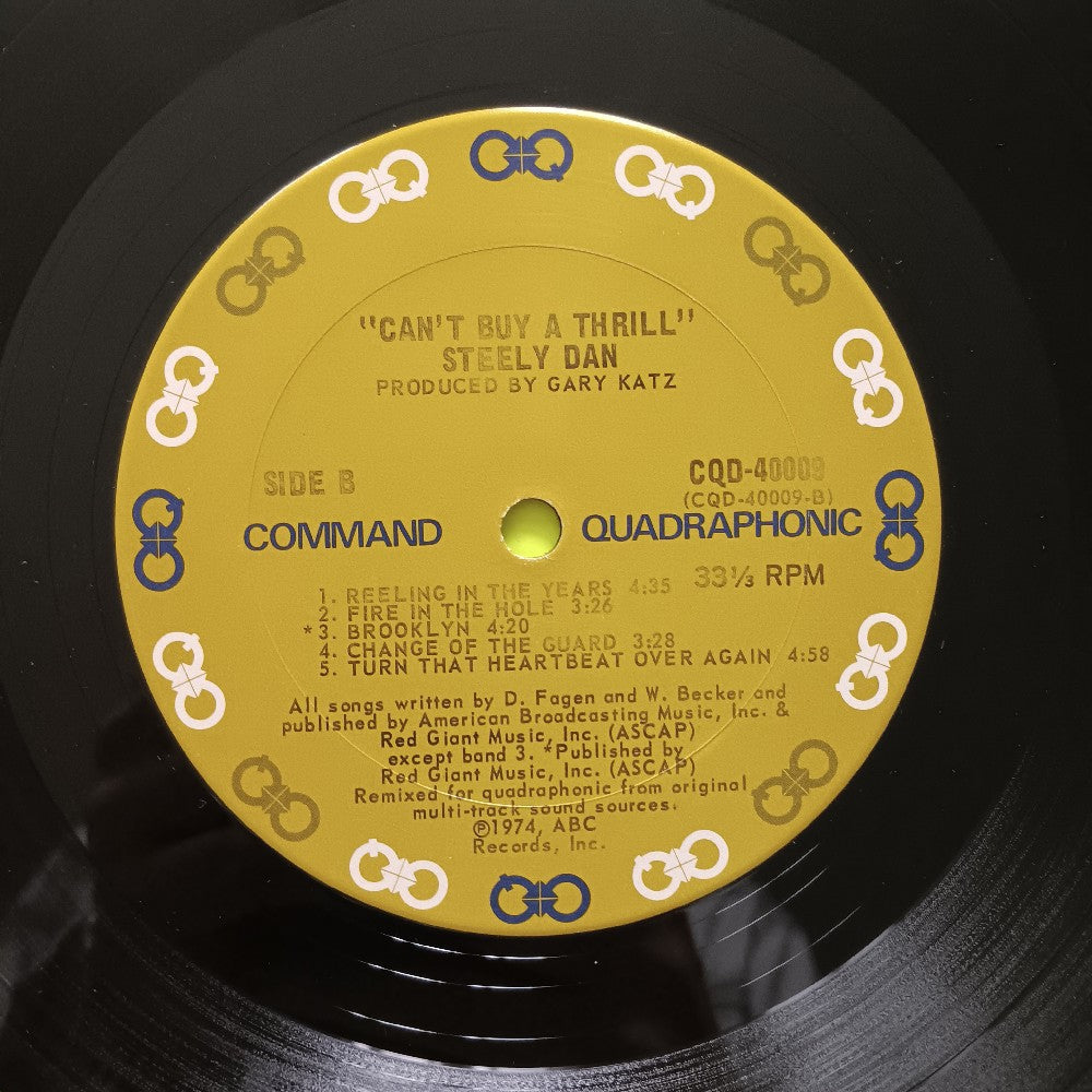 Steely Dan - Can't Buy A Thrill QUAD - 1974 - CQD 40009 - Used - VG++ - Vinyl Steely Dan - Can't Buy A Thrill QUAD - 1974 - CQD 40009 - Used - VG++ - Vinyl