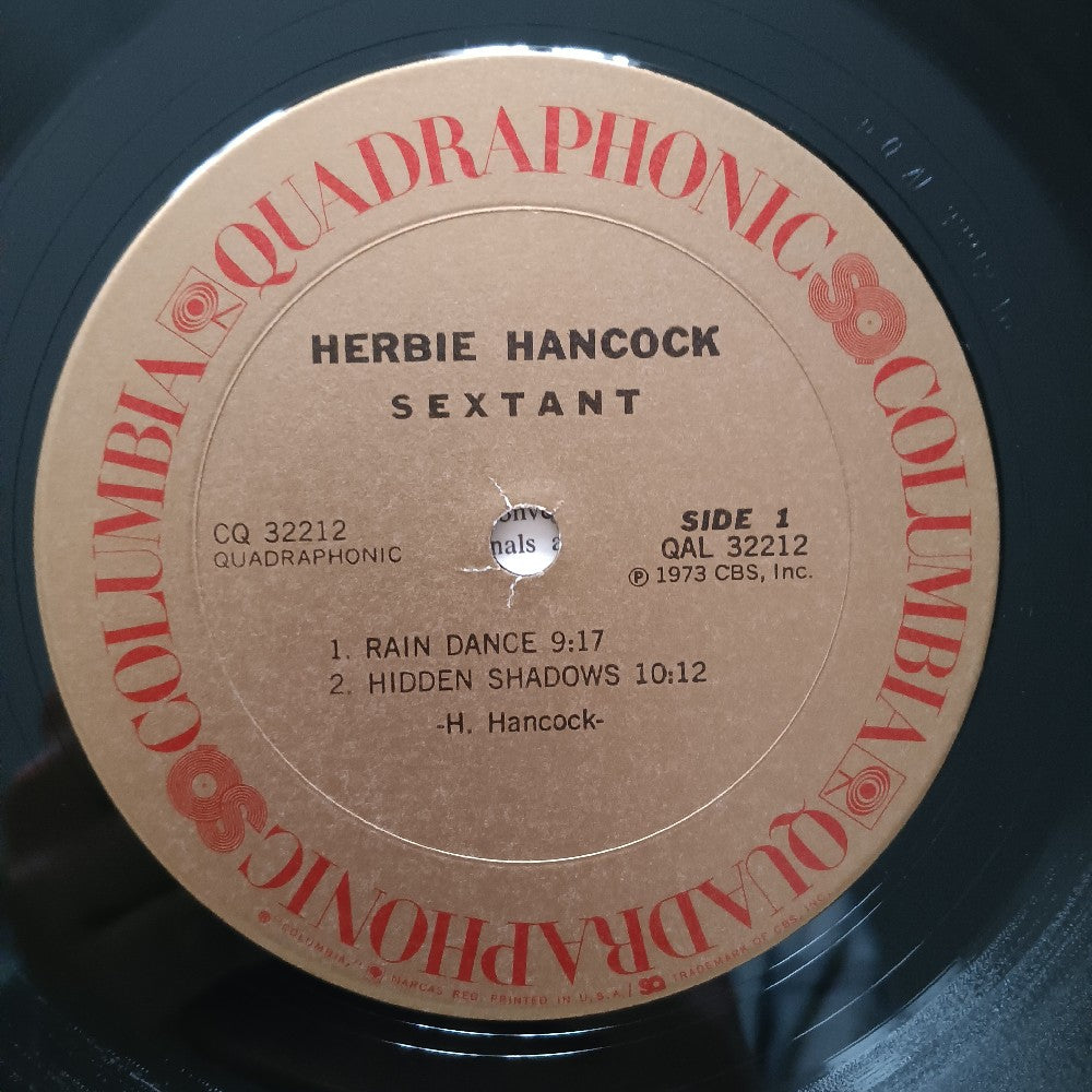 Herbie Hancock - Sextant QUAD - 1973 - CQ 32212 - Used - VG++ - Vinyl Herbie Hancock - Sextant QUAD - 1973 - CQ 32212 - Used - VG++ - Vinyl