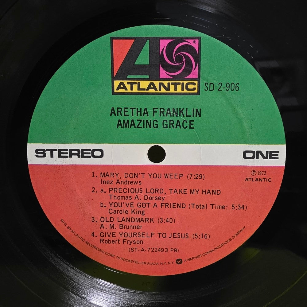 Aretha Franklin With James Cleveland / Autographed By Aretha RARE - Amazing Grace - 1972 - SD 2-902 - Used - VG++ - Vinyl Aretha Franklin With James Cleveland / Autographed By Aretha RARE - Amazing Grace - 1972 - SD 2-902 - Used - VG++ - Vinyl