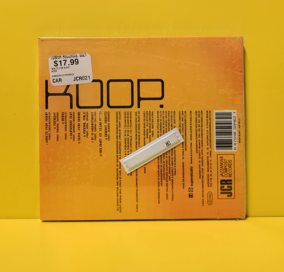 Koop - Waltz For Koop - 2002 - JCR 021-2 New - Sealed - CDs