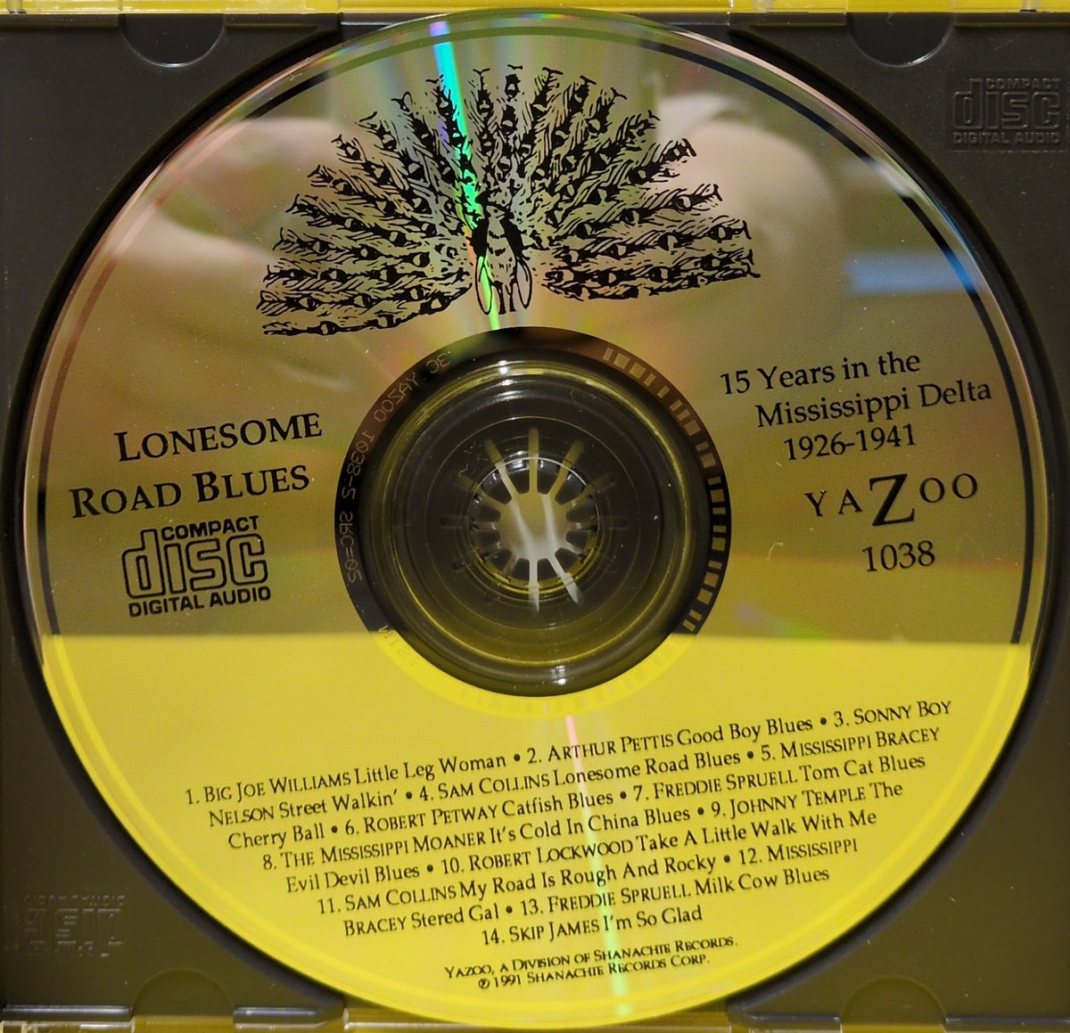 Various - Lonesome Road Blues: 15 Years In The Mississippi Delta 1926-1941 - 1991 - 1038 Used - NM - CDs