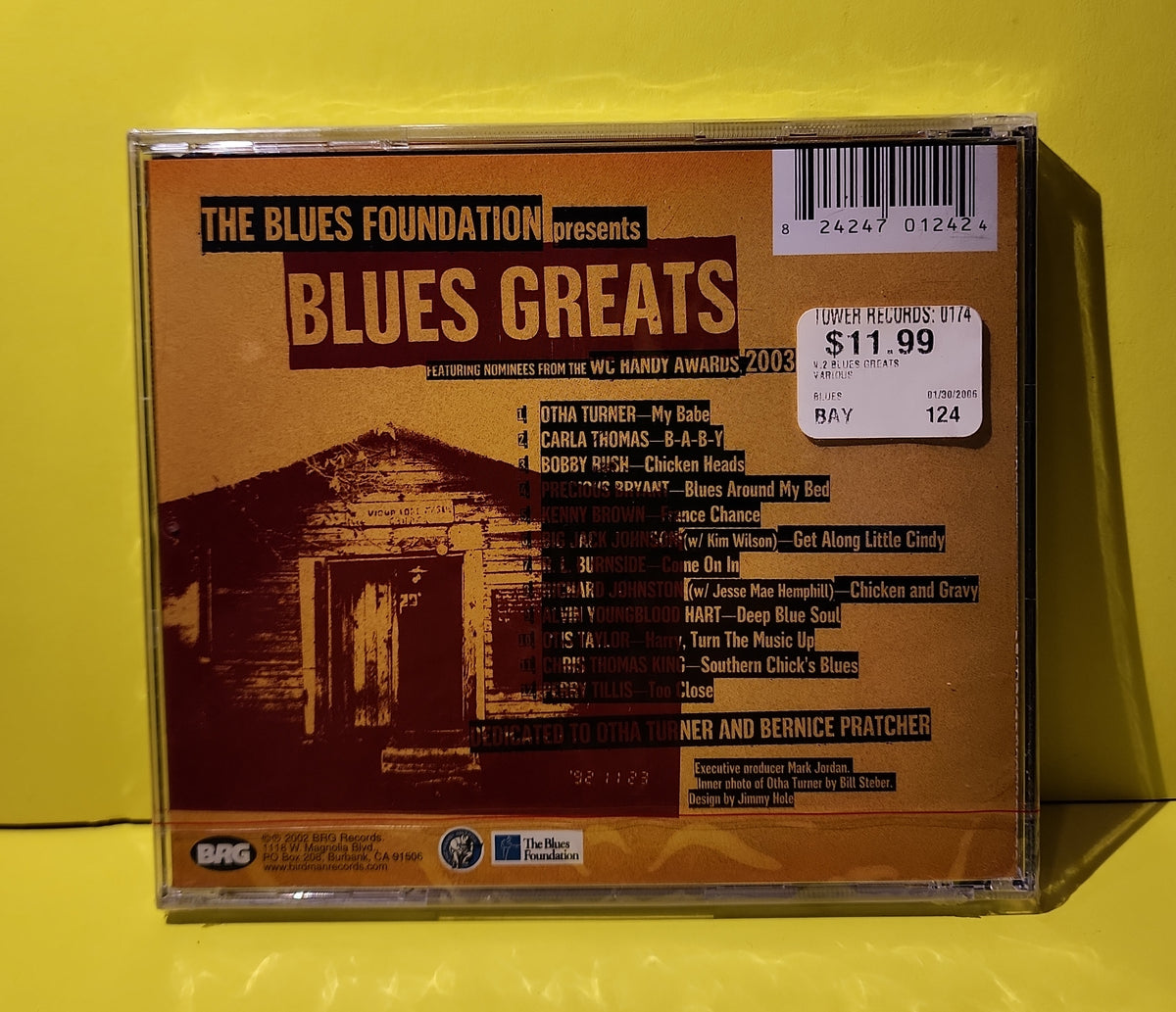 Various - The Blues Foundation Presents Blues Greats - 2002 - BRG 124 New - Sealed - CDs