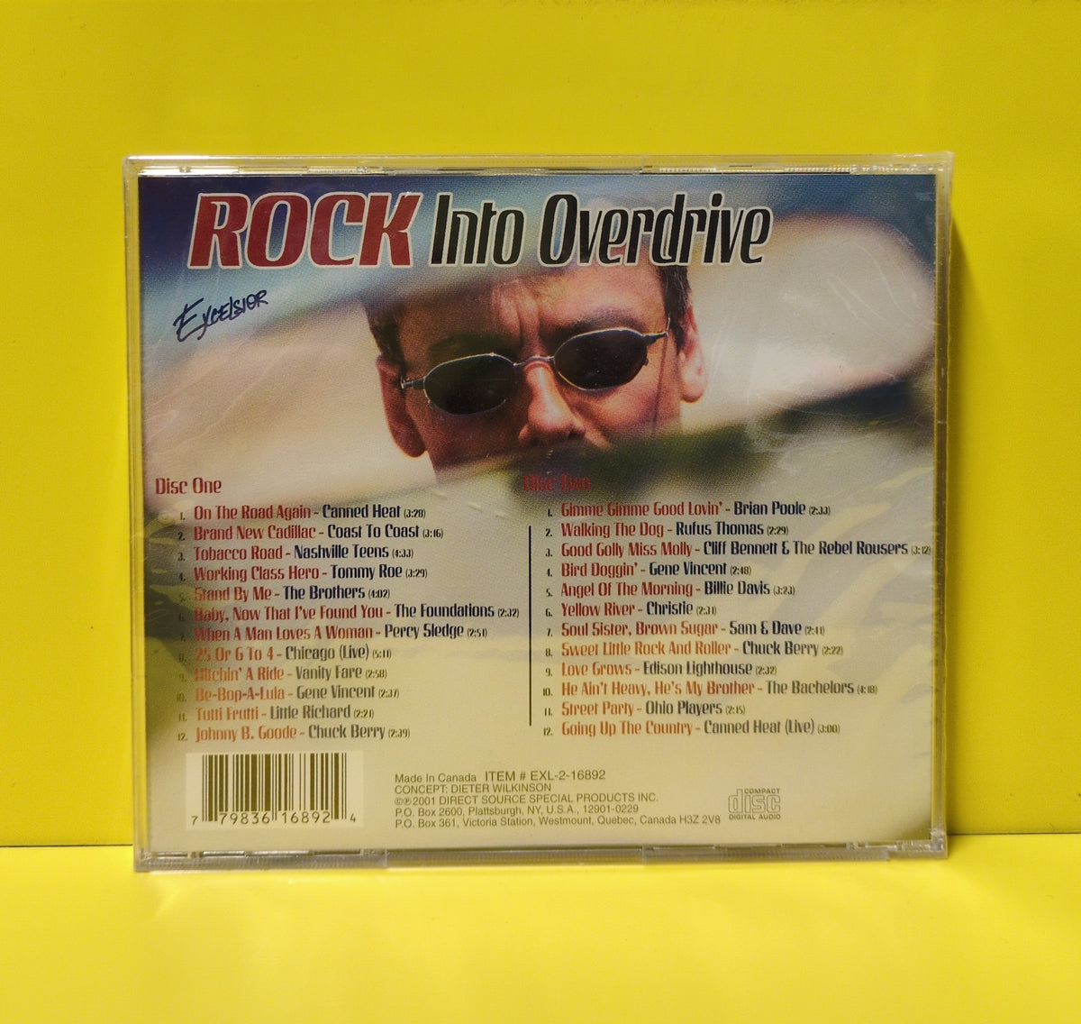 Various - Rock Into Overdrive - 2001 - EXL-2-16892 New - Sealed - CDs