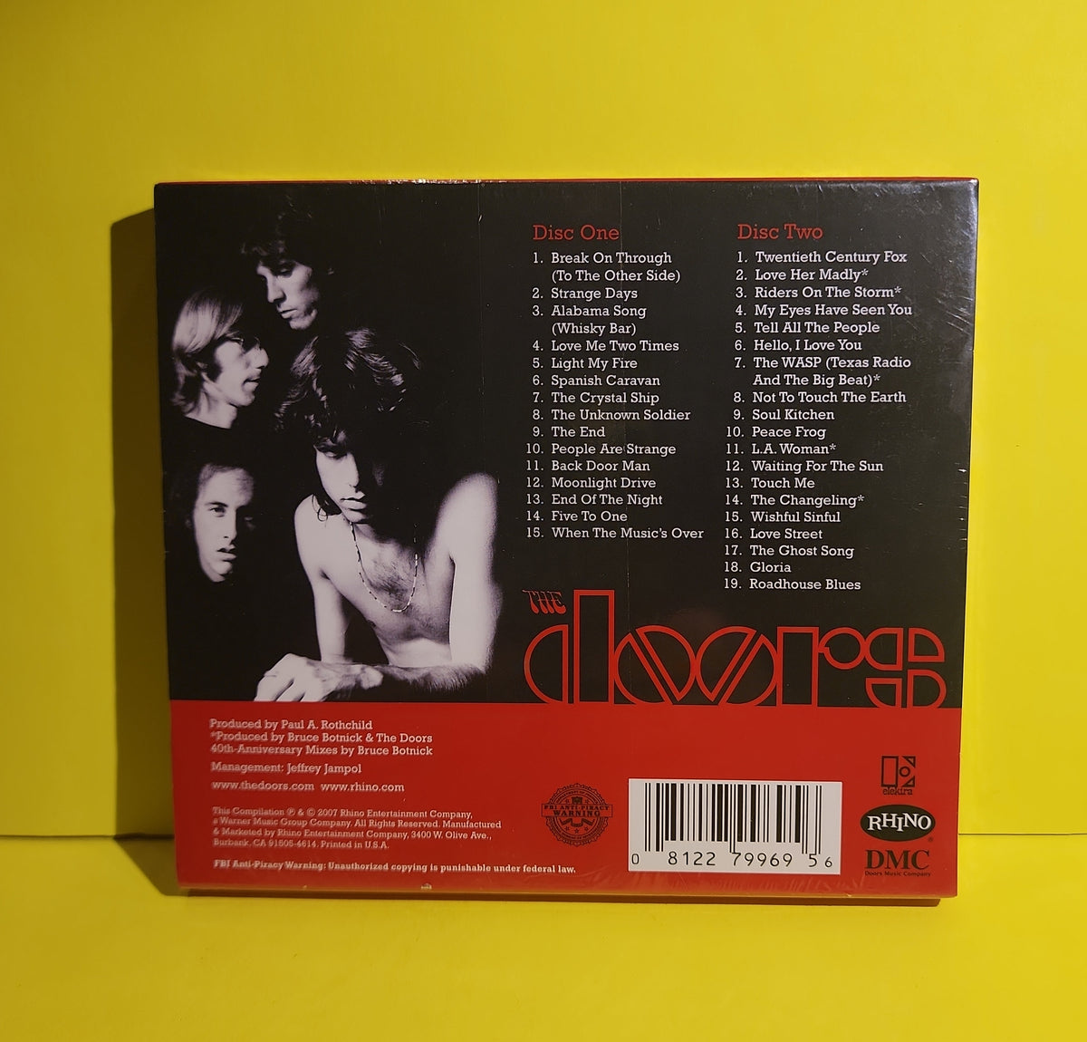 The Doors - The Very Best Of The Doors - 2007 - R2 277180 New - Sealed - CDs