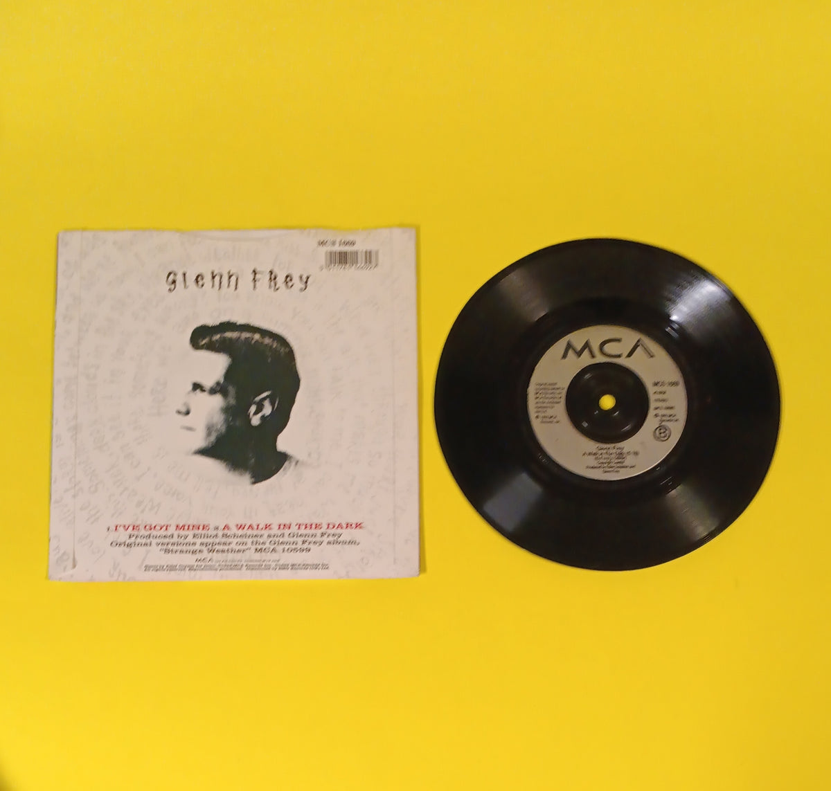 Glenn Frey - I've Got Mine / Walk in the Dark (UK 7") - 1992 - MCS 1669 Used - VG+ - Vinyl