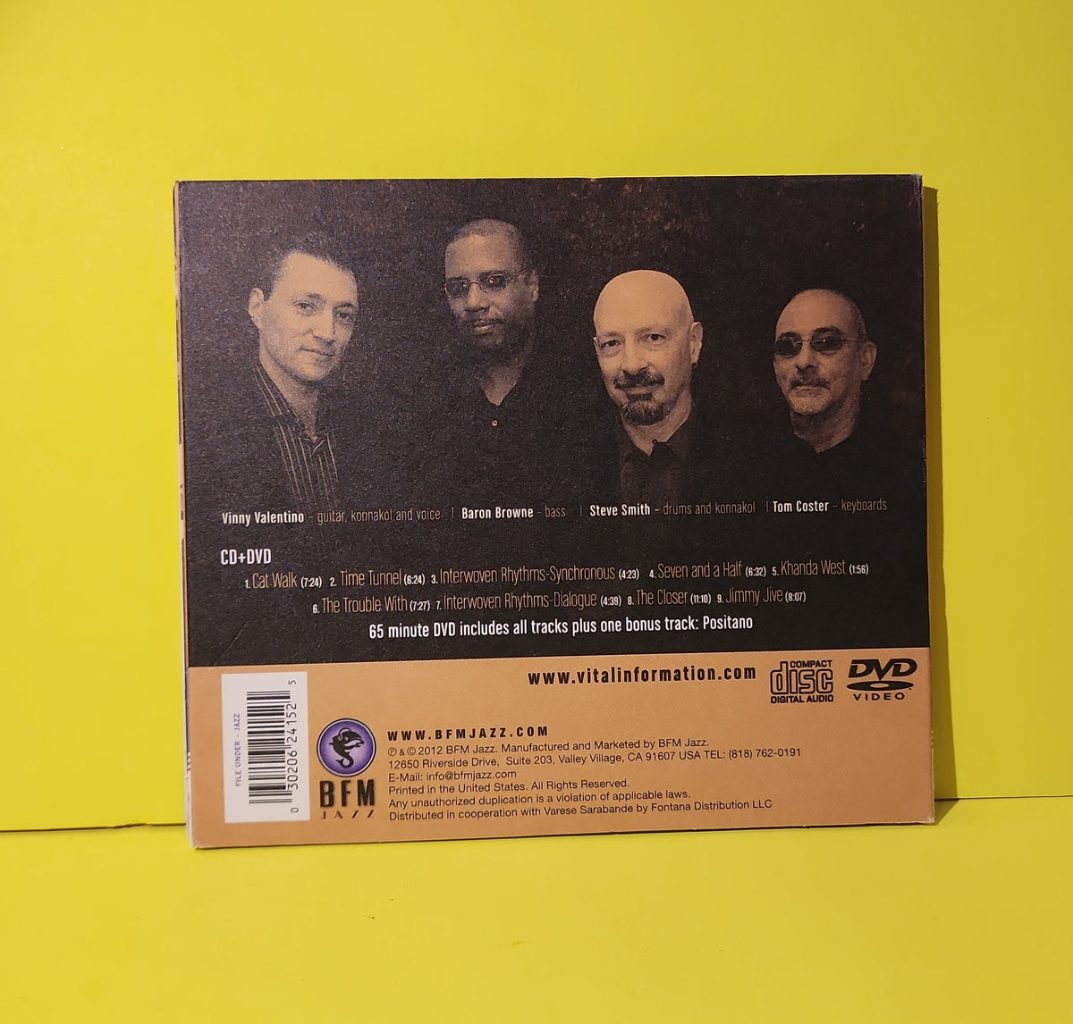 Steve Smith And Vital Information - Live! One Great Night - 2012 - 302 062 415 2 Used - EX - CDs