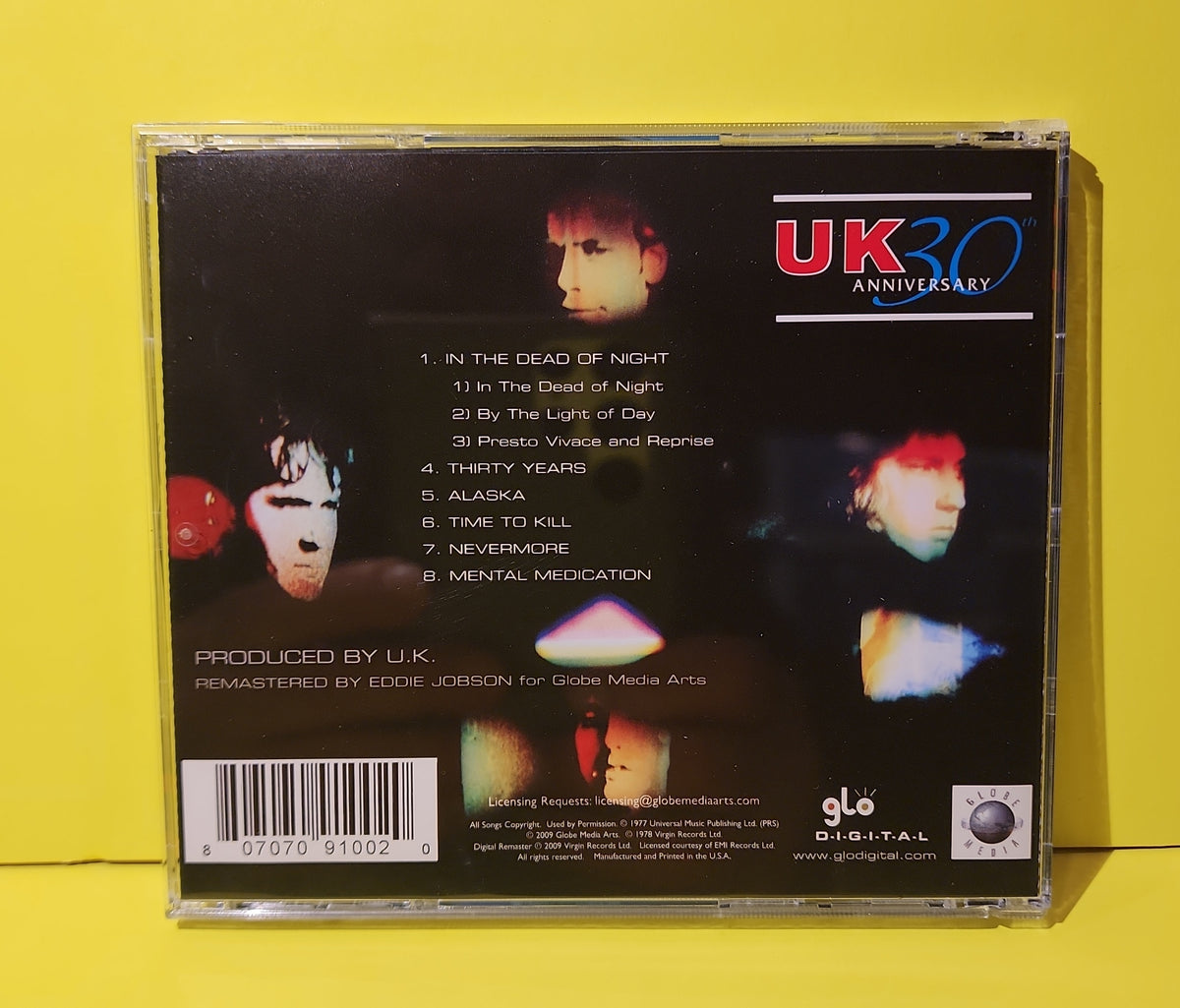 UK  - U.K. - 2009 - GLO 9100-2 Used - EX - CDs