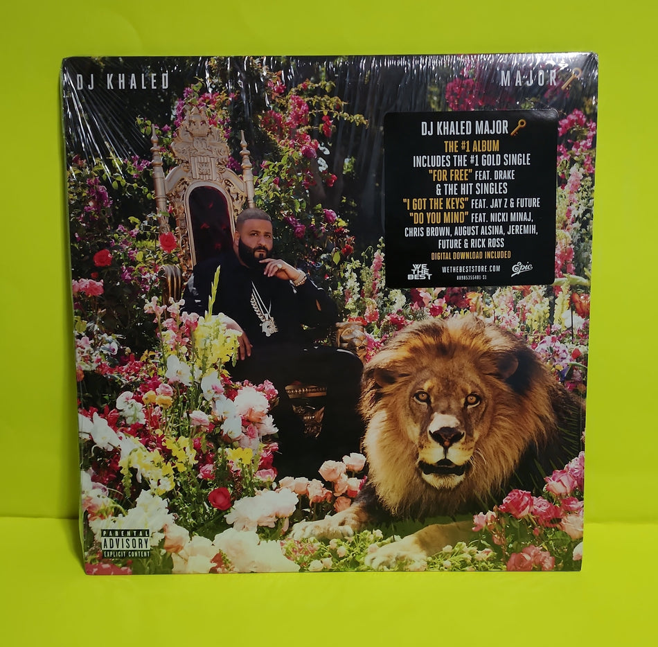 DJ Khaled - Major Key - 2016 - 88985355481 New - Sealed - Vinyl