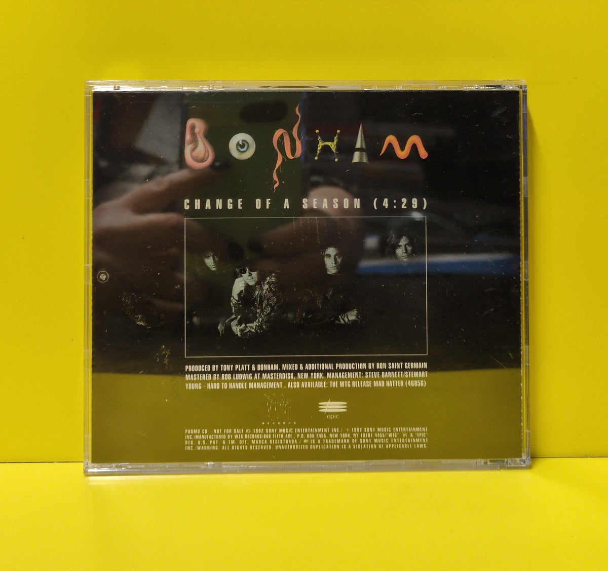 Bonham - Change Of A Season - 1992 - NSK 4331 Used - EX - CD Single - Promo