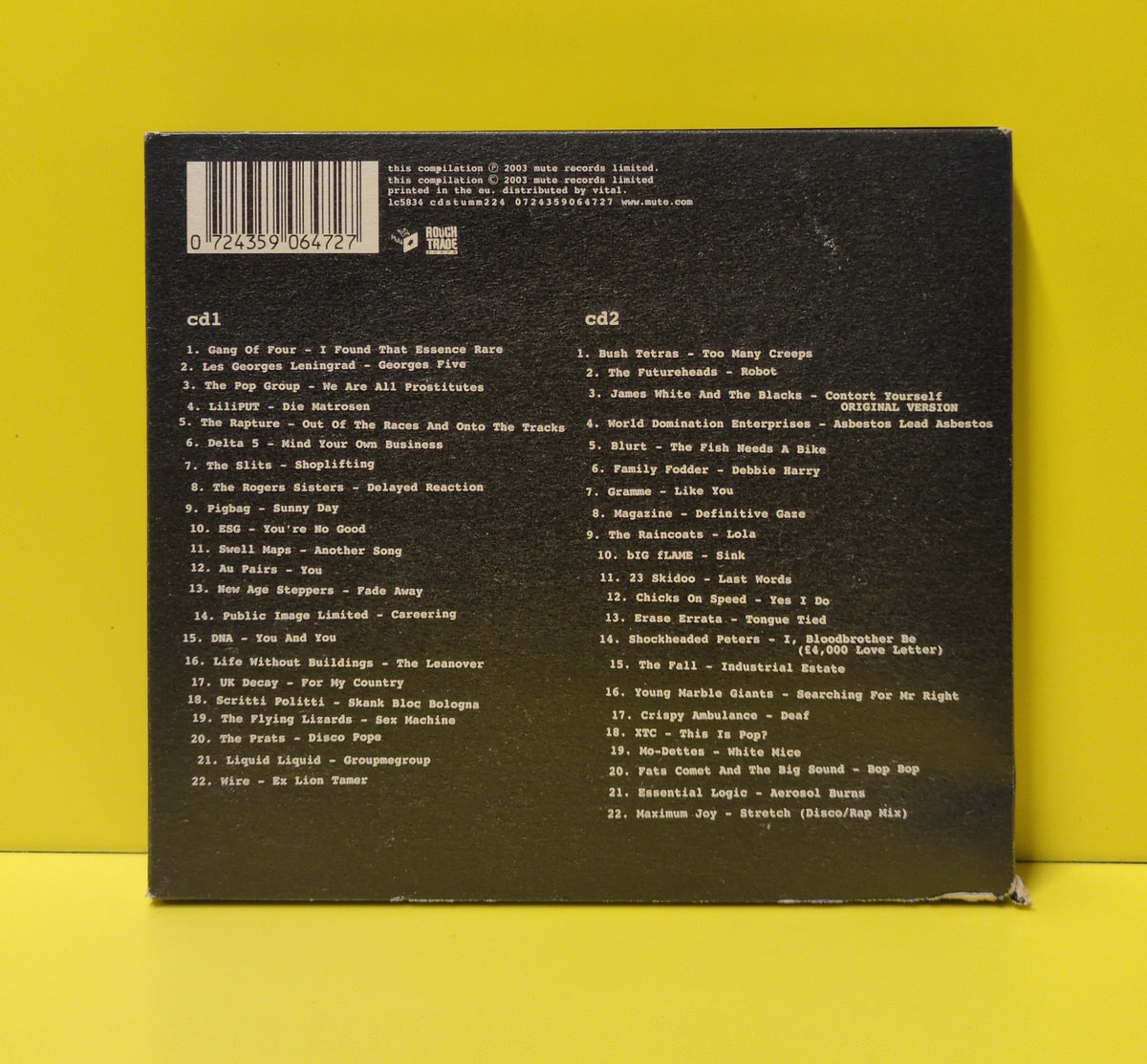 Various - Rough Trade Shops (Post Punk 01) - 2003 - cdstumm224 Used - NM - 2xCD
