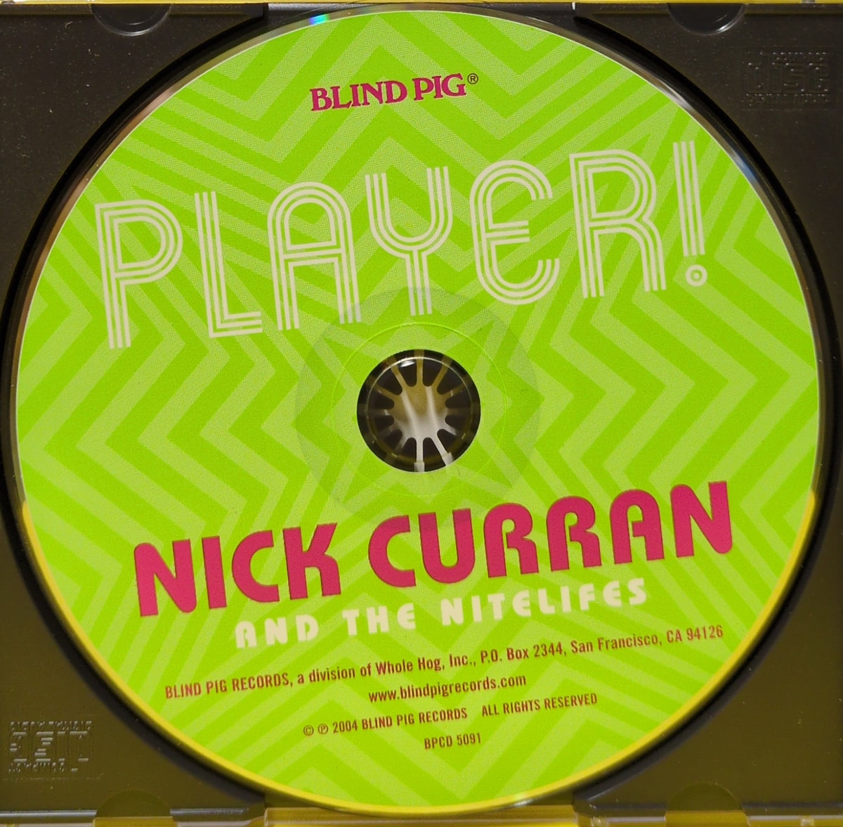 Nick Curran And The Nitelifes - Player! - 2004 - BPCD 5091 Used - EX - CDs
