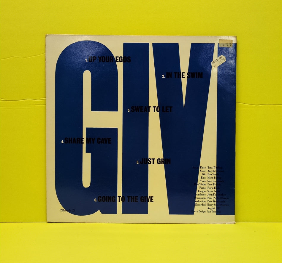 Vital Excursions - Give! - 1982 - Z1 Used - VG+ - Vinyl