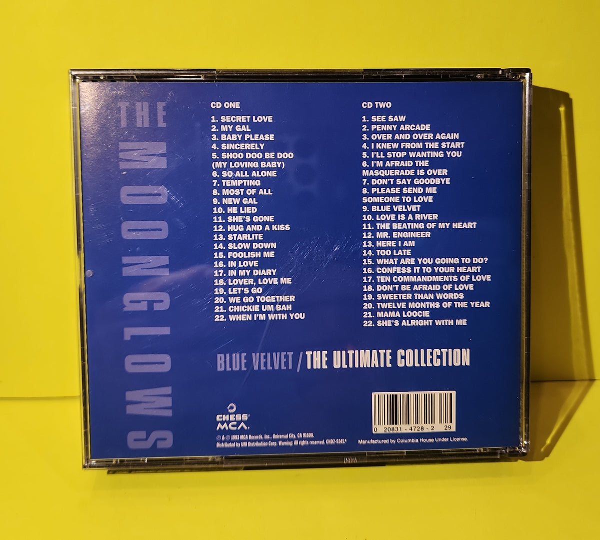 The Mooglows - Blue Velvet / The Ultimate Collection  - 1993 - CHD2-9345 Used - NM - CDs