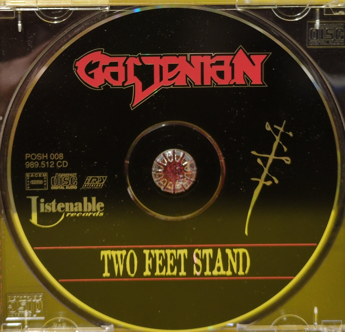 Gardenian - Two Feet Stand - 1997 - POSH008 Used - VG++ - CDs