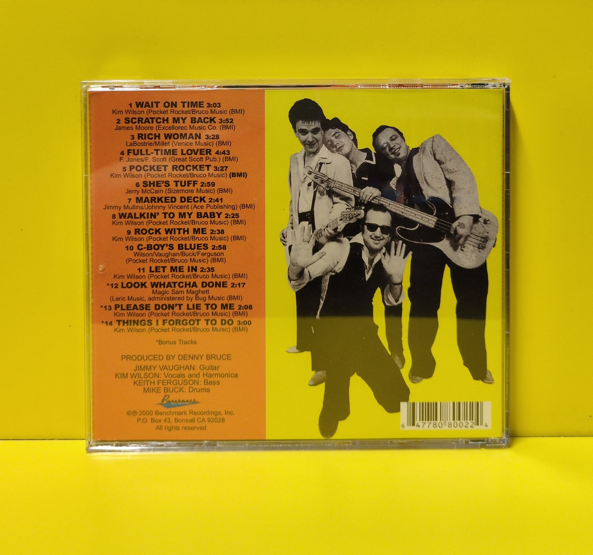 The Fabulous Thunderbirds - 'Girls Go Wild' - 2000 - 8002-2 Used - VG++ - CDs
