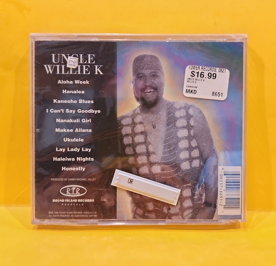 Willie K - Uncle Willie K - 1995 - RIR8651 New - Sealed - CDs