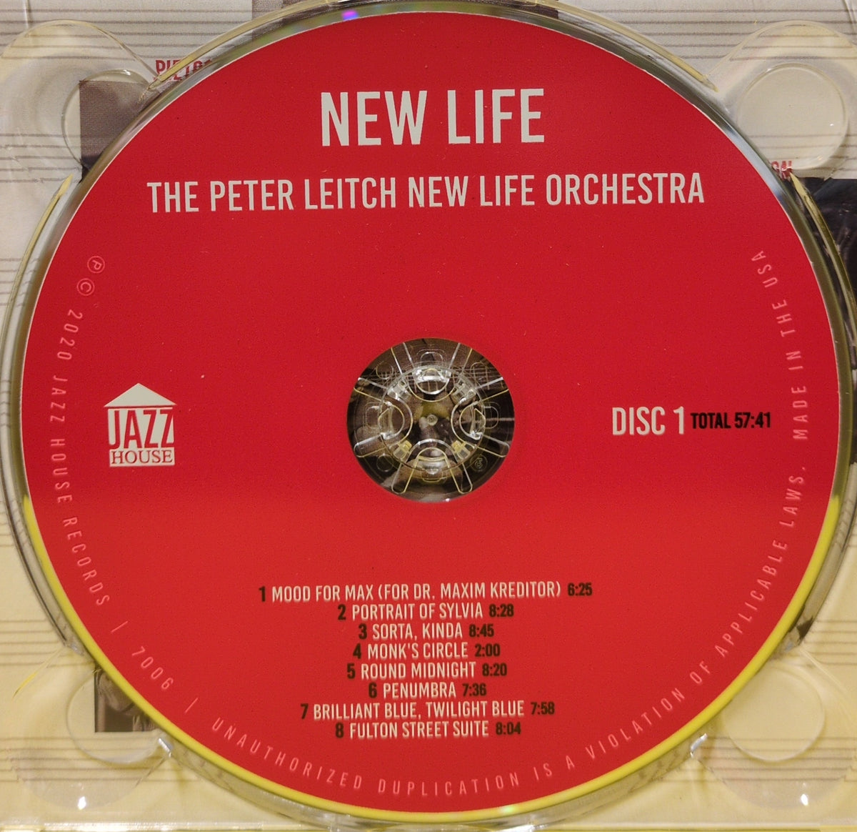 The Peter Leitch New Life Orchestra - New Life - 2020 - 7006/7007 Used - EX - 2xCD