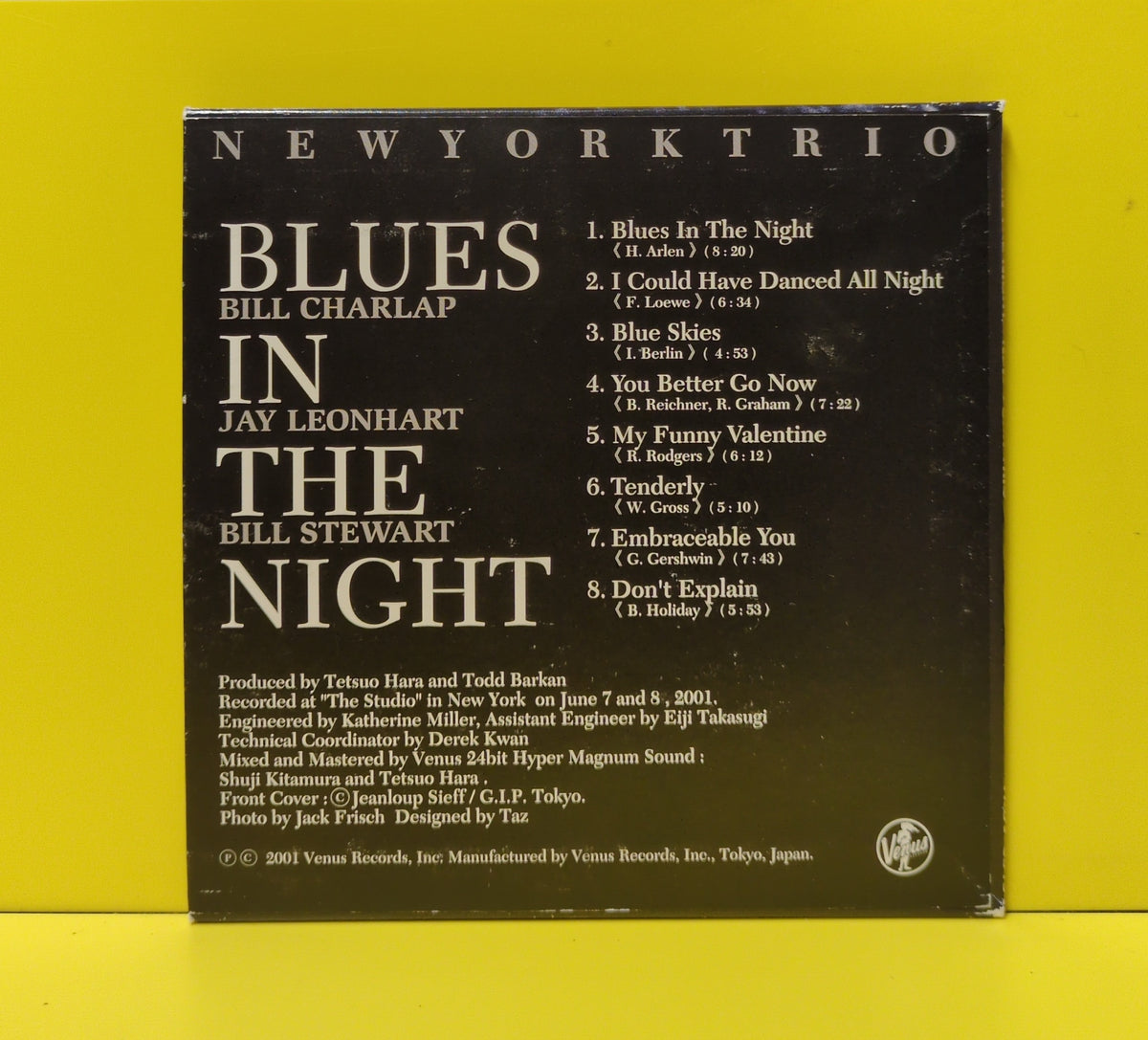 New York Trio - Blues In The Night - 2001 - TKCV-35154 Used - EX - CDs - Limited Edition - Paper Sleeve