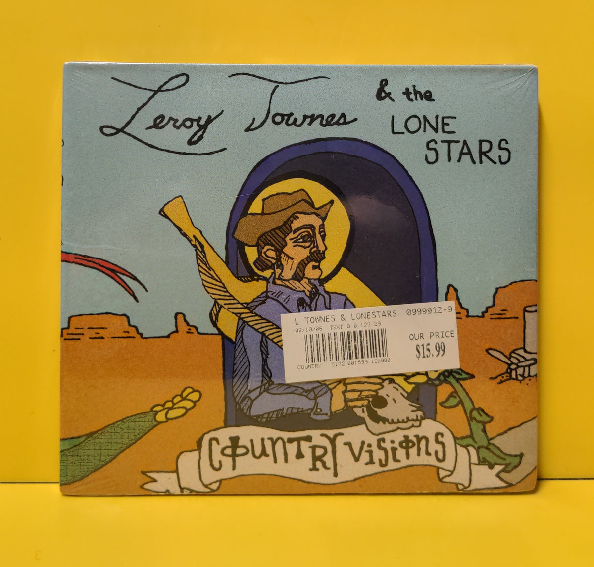 Leroy Townes & The Lone Stars - Country Visions - 2005 - NAVCV61 New - Sealed - CDs