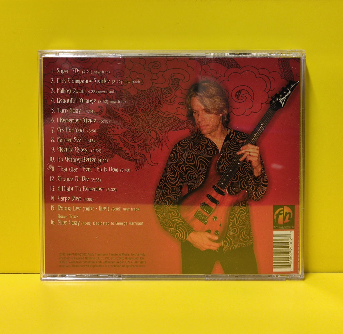 Andy Timmons - That Was Then, This Is Now (The Best Of X-Tacy) - FN2200 Used - EX - CDs