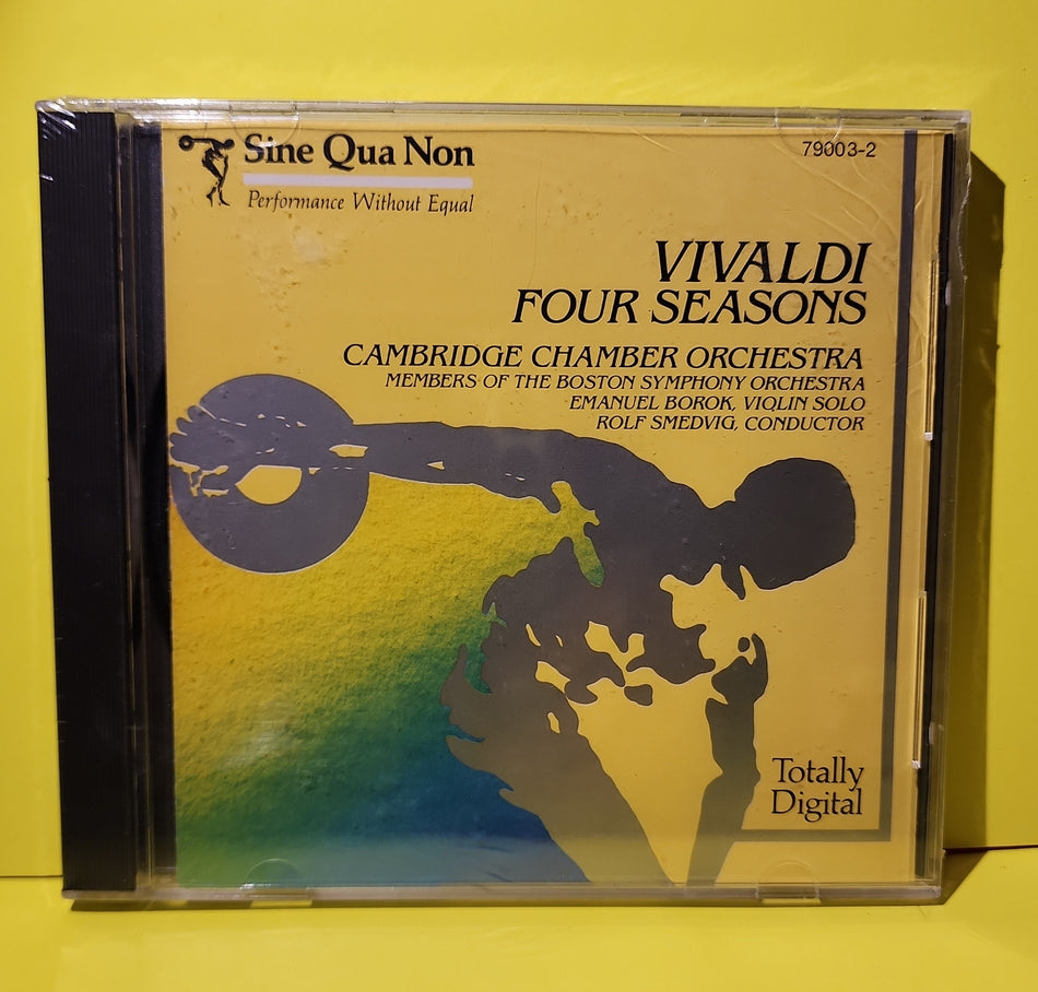 Vivaldi / Cambridge Chamber Orchestra With Emanuel Borok Conducted By Rolf Smedvig - 4 Seasons - 1984 - 79003-2 New - Sealed - CDs