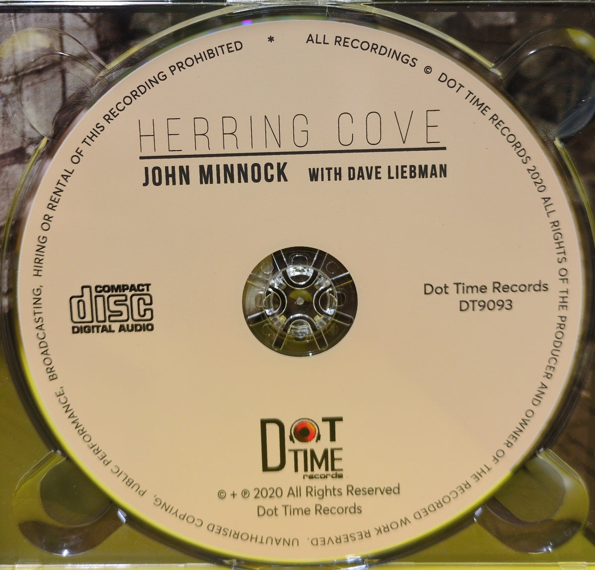 John Minnock With David Liebman - Herring Cove - 2020 - DT9093 Used - EX - CDs