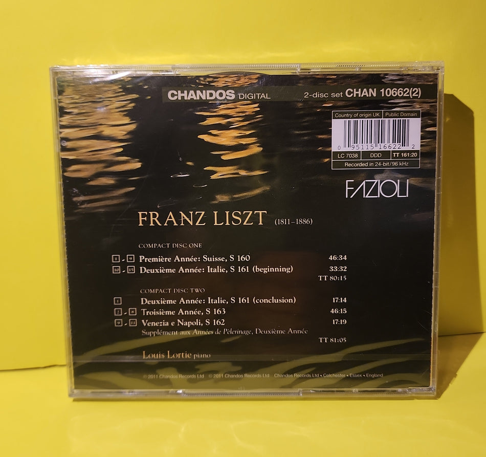 Franz Liszt, Louis Lortie - The Complete Années De Pèlerinage - 2011 - CHAN 10662(2) New - Sealed - CDs