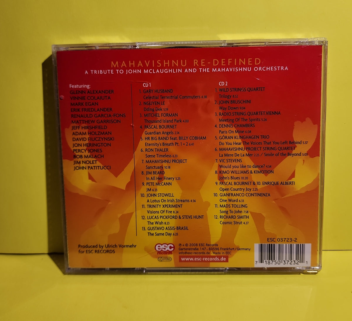 Various - Mahavishnu Re-Defined (A Tribute To John McLaughlin And The Mahavishnu Orchestra) - 2008 - ESC 03723-2 Used - EX - CDs