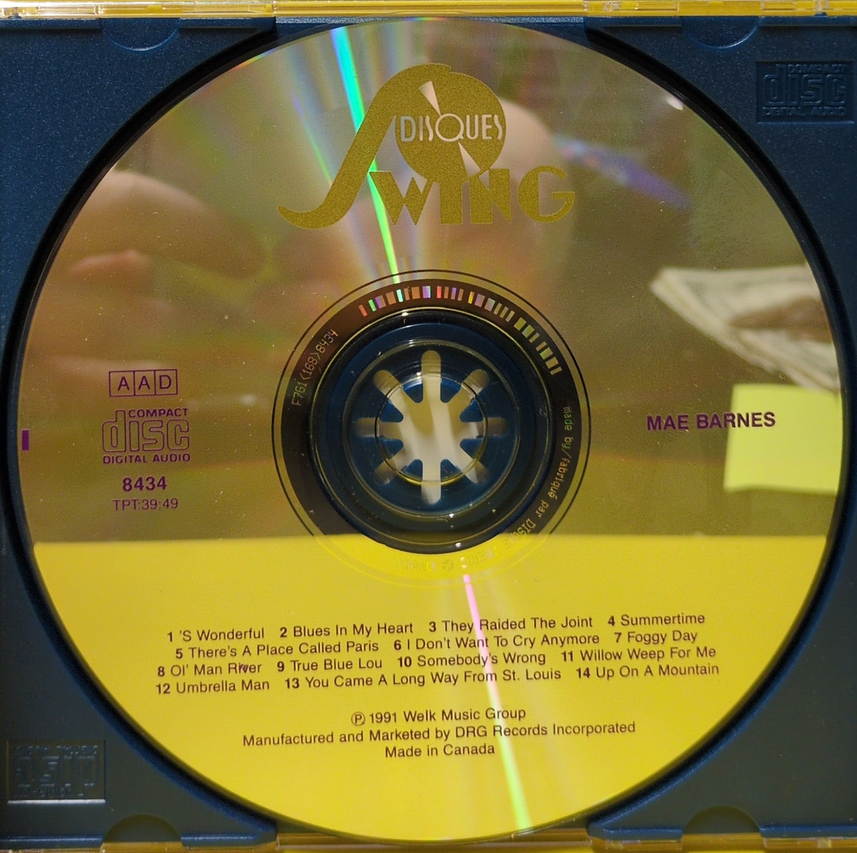Mae Barnes - Mae Barnes - 8434 Used - EX - CDs