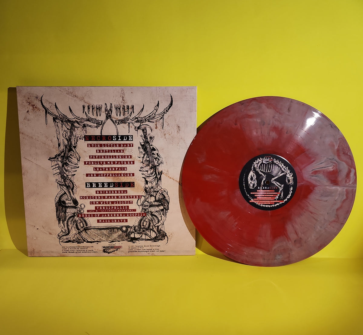 Benighted - Necrobreed (Italy Marble Red Vinyl) - 2023 - VHR1001 New - NM - Vinyl