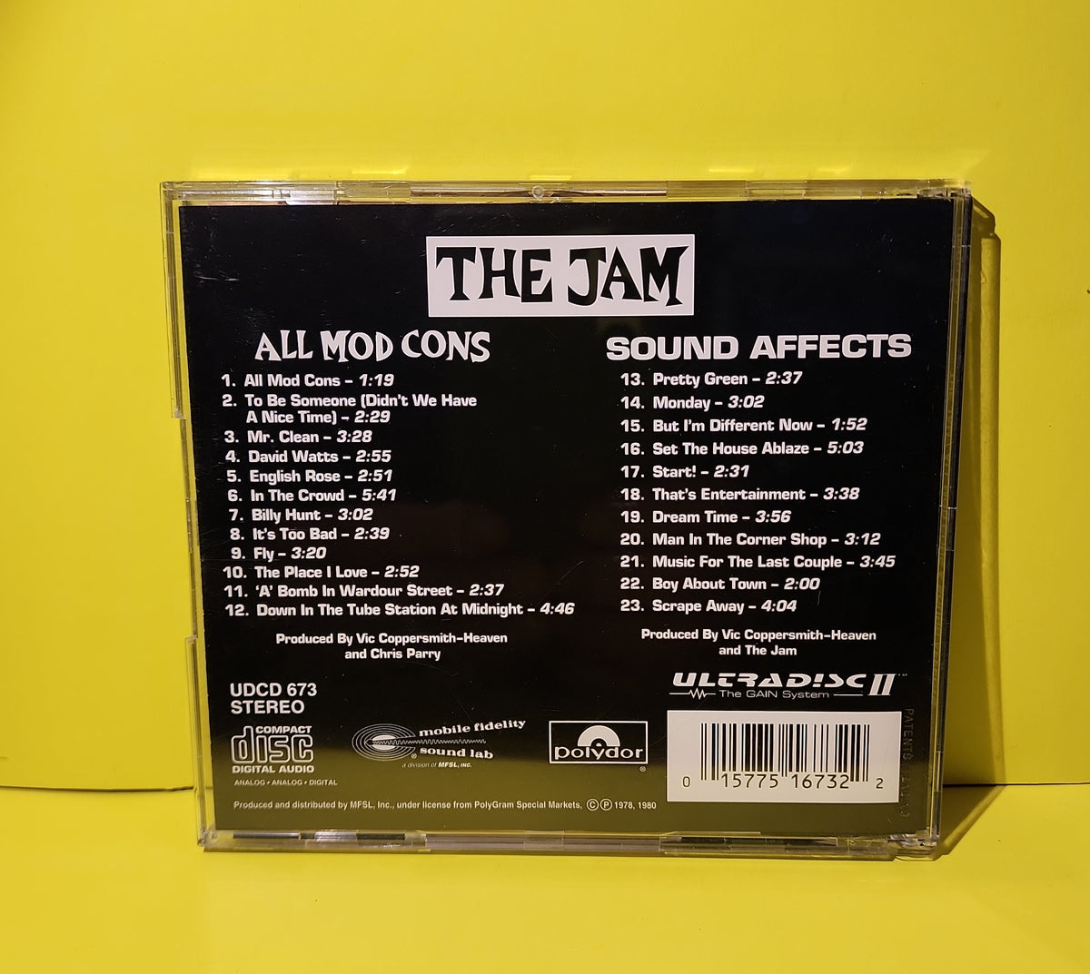 The Jam - All Mod Cons & Sound Affects - 1996 - UDCD 673 Used - EX - CDs