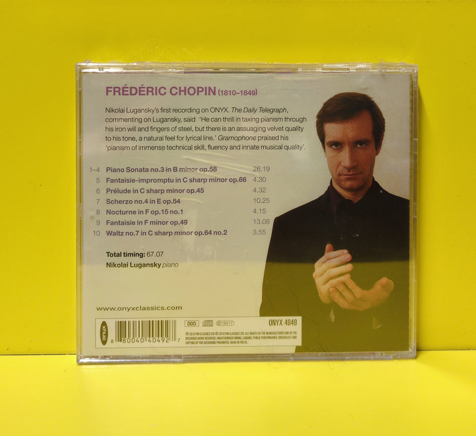 Chopin, Lugansky - Sonata No. 3 - 2010 - ONYX 4049 New - Sealed - CDs