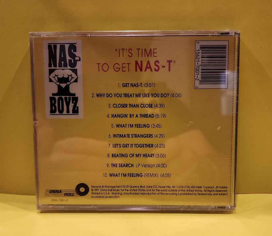 Nas-T Boyz - It's Time To Get Nas-T - 1991 - ONN 7001-2 New - Sealed - CDs