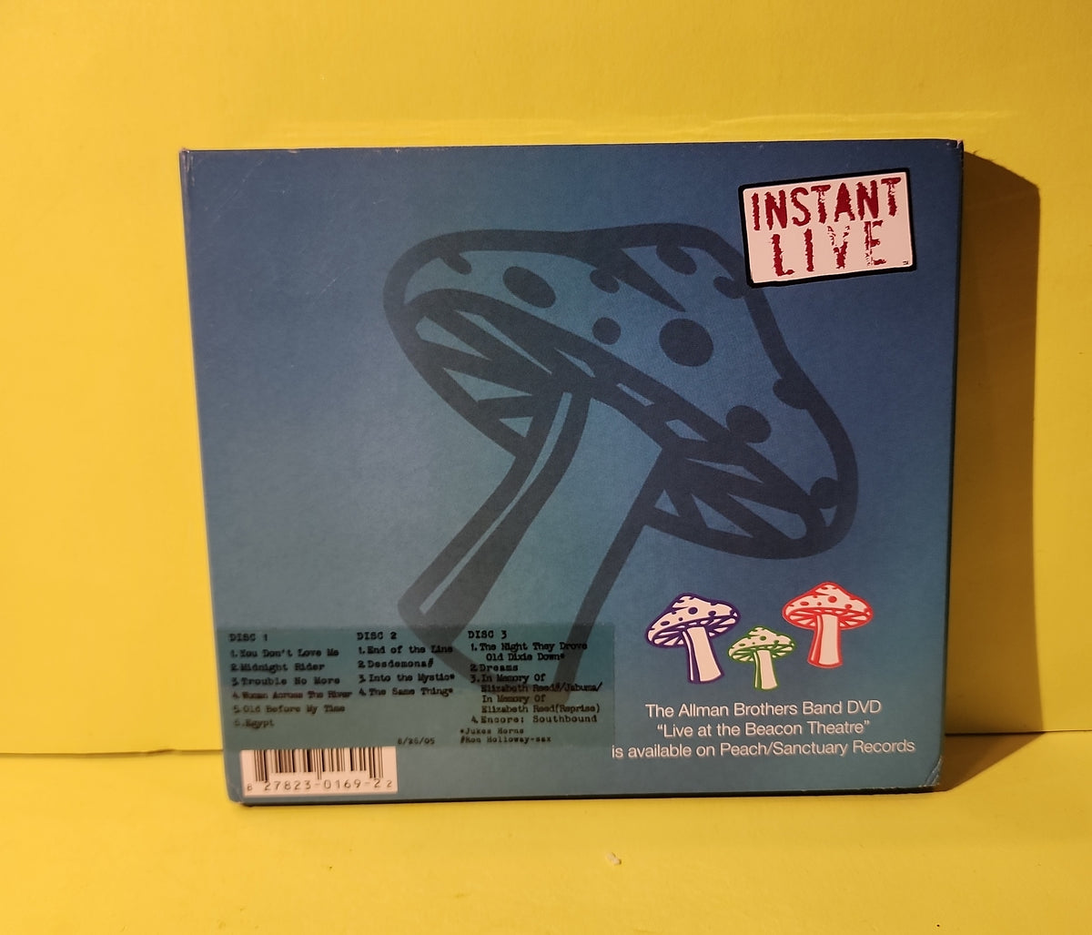 The Allman Brothers Band - Borgata Hotel & Casino Atlantic City, NJ 8/26/05 - 2005 - Used - VG++ - CDs