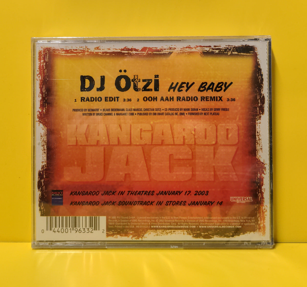 DJ Ötzi - Hey Baby - 2002 - 440 019 633-2 New - Sealed - CDs