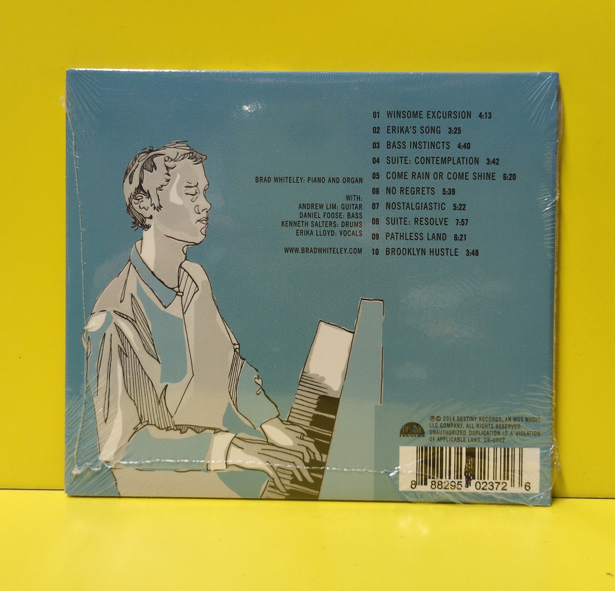 Brad Whiteley Trio - Pathless Land - 2014 - DR-0002 New - Sealed - CDs