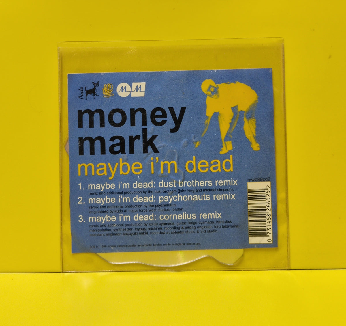 Money Mark - Maybe I'm Dead - 1998 - mw089cd2 Used - EX - CDs - Mini Shaped CD Single - CD 2