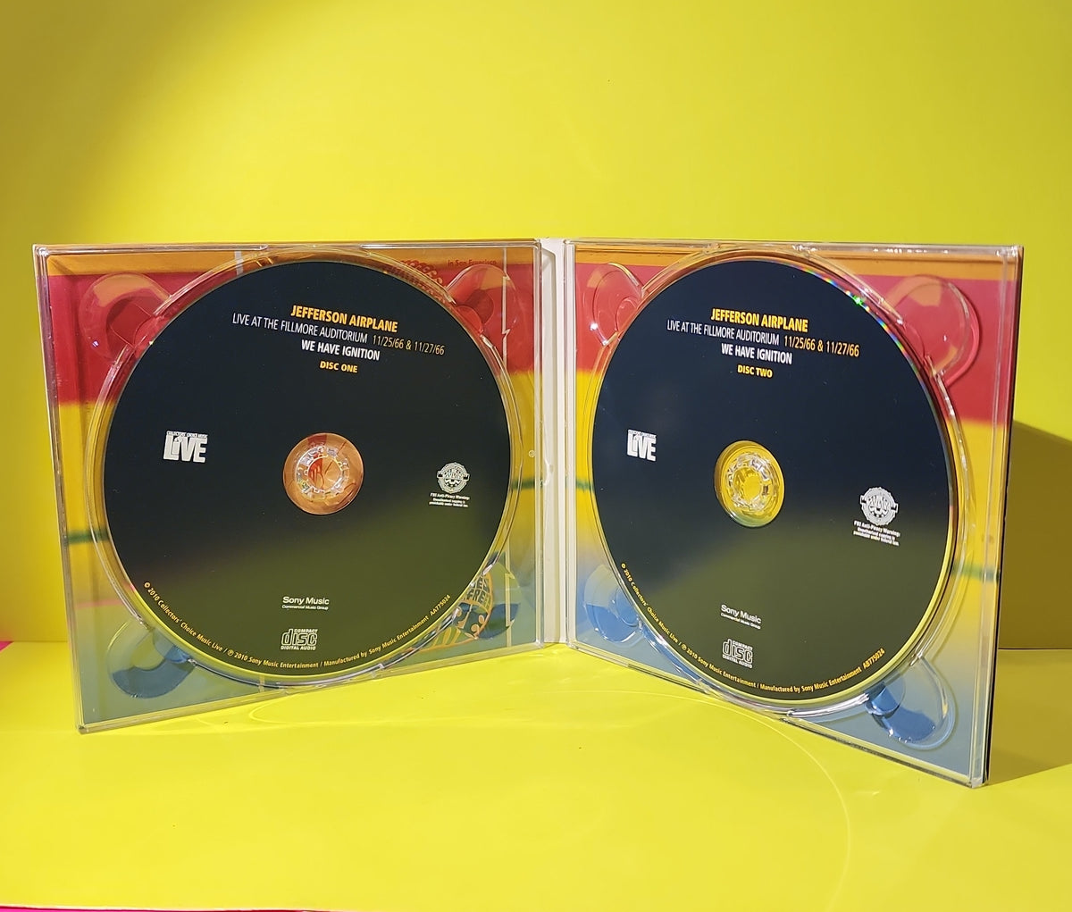 Jefferson Airplane - Live At The Fillmore Auditorium 11/25/66 & 11/27/66 (We Have Ignition) 2CD - 2010 - 6006 Used - VG++ - CDs