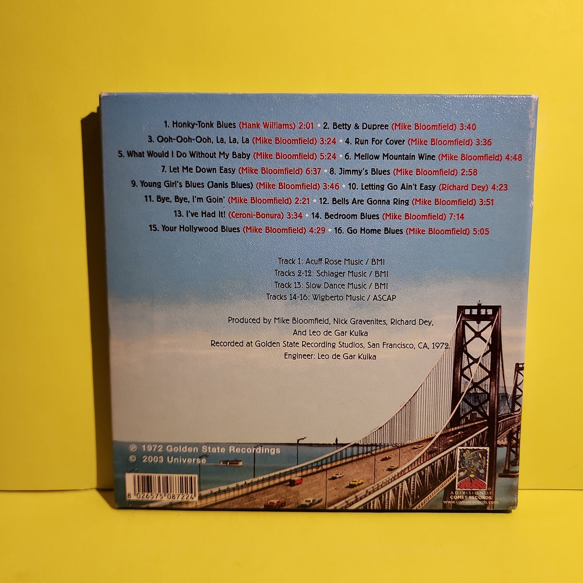 Mike Bloomfield, Mill Valley Bunch - Casting Pearls - 2003 - UV 087 Used - EX - CDs