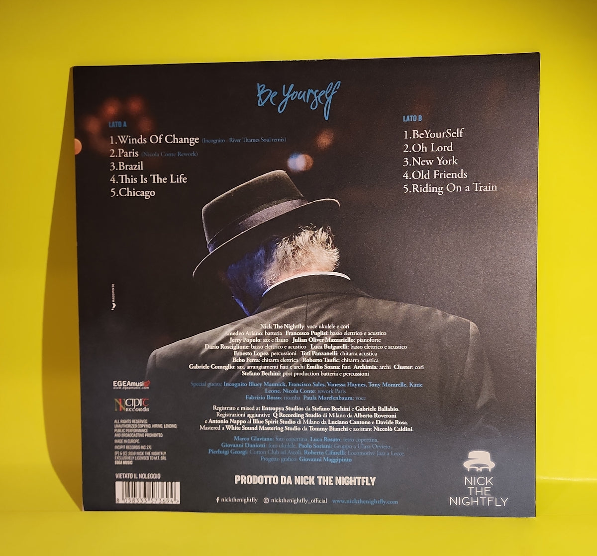 Nick The Nightfly - Be Yourself  - 2018 - INC 271 New - EX - Vinyl