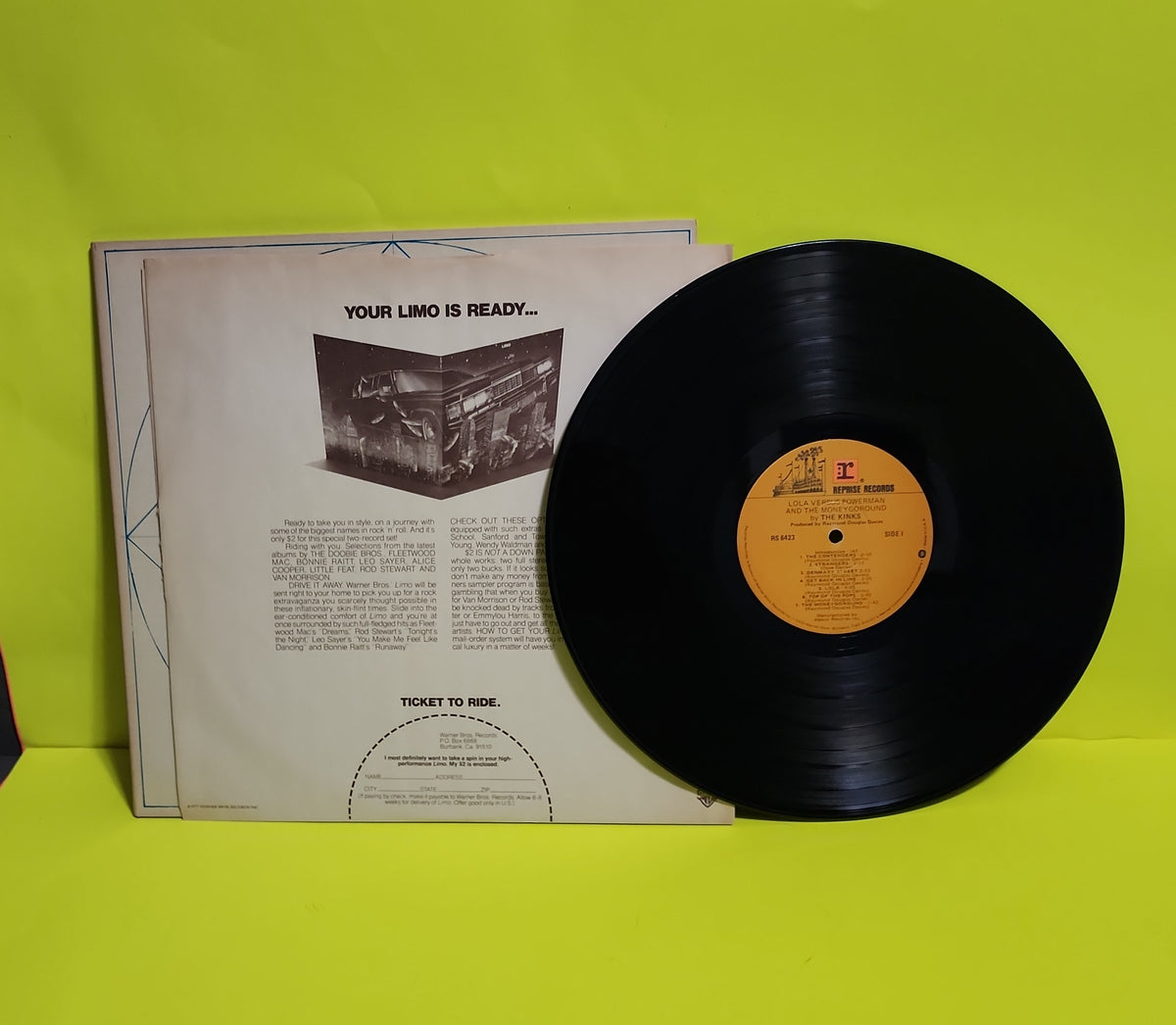 The Kinks - Lola Versus Powerman And The Moneygoround / Part One - 1970 - RS 6423 Used - VG++ - Vinyl