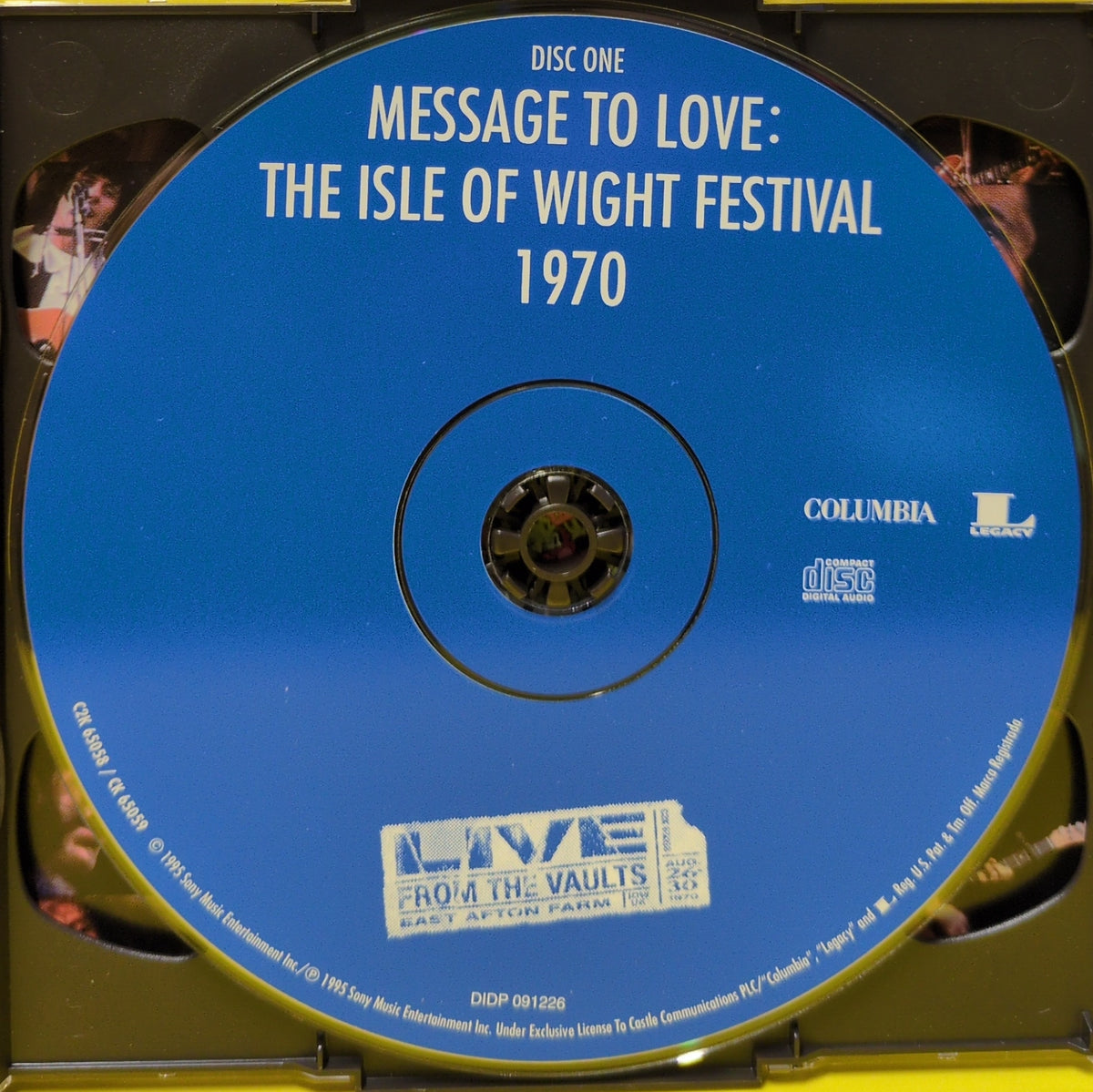Various - Message To Love ∙ The Isle Of Wight Festival 1970 - 1995 - C2K 65058 Used - EX - 2xCD