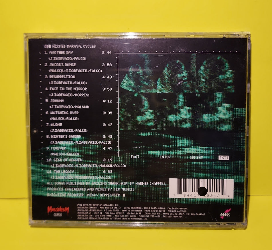 Wicked Maraya - Cycles / Autographed By The Band  - 1994 - 904 021.2 Used - VG++ - CDs