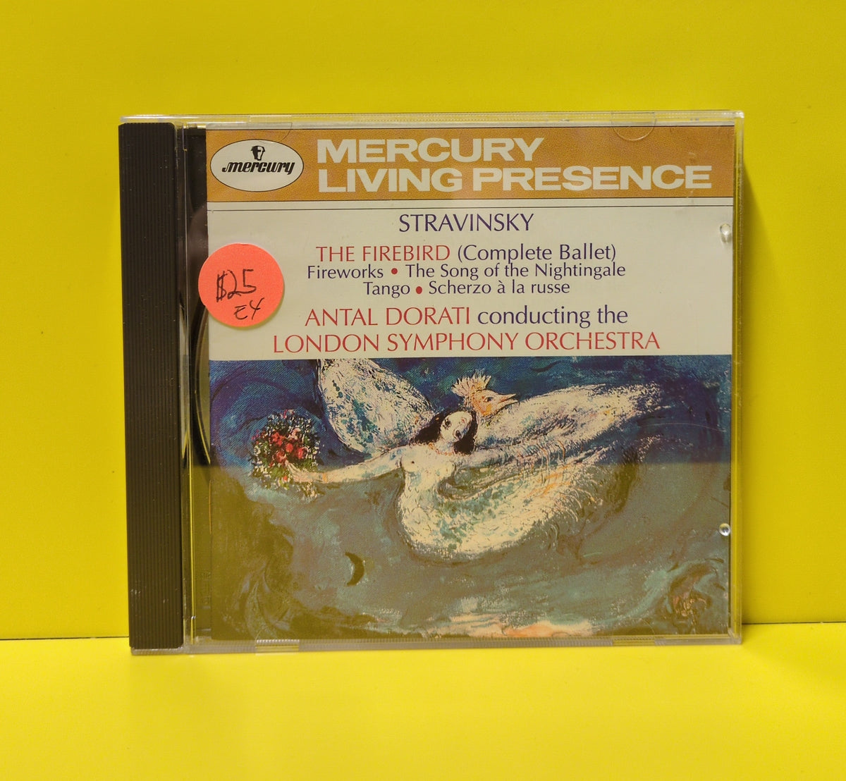 Stravinsky, Antal Dorati, London Symphony Orchestra - The Firebird (Complete Ballet), Fireworks, Song Of The Nightingale, Tango, Scherzo A La Russe - 1991 - 432 012-2 Used - EX - CDs