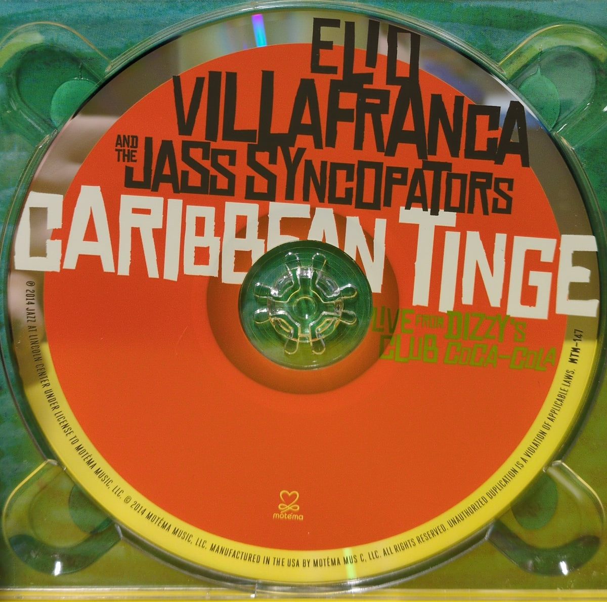 Elio Villafranca And The Jass Syncopators - Caribbean Tinge - 2014 - MTM-147 Used - NM - CDs