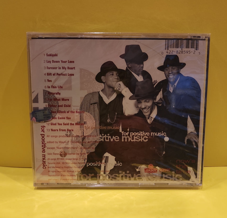 4 P.M. (For Positive Music) - Now's The Time - 1995 - 828 595-2 New - Sealed - CDs