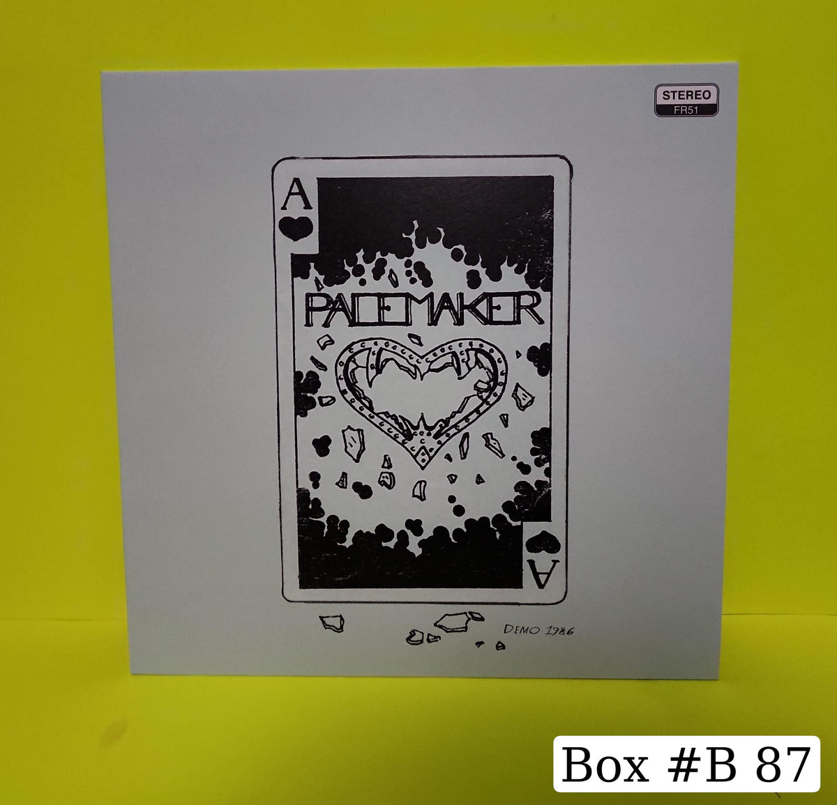 Pacemaker - Demo 1986 (Italy Unnumbered Promo) - 2024 - FR51 New - NM - Vinyl