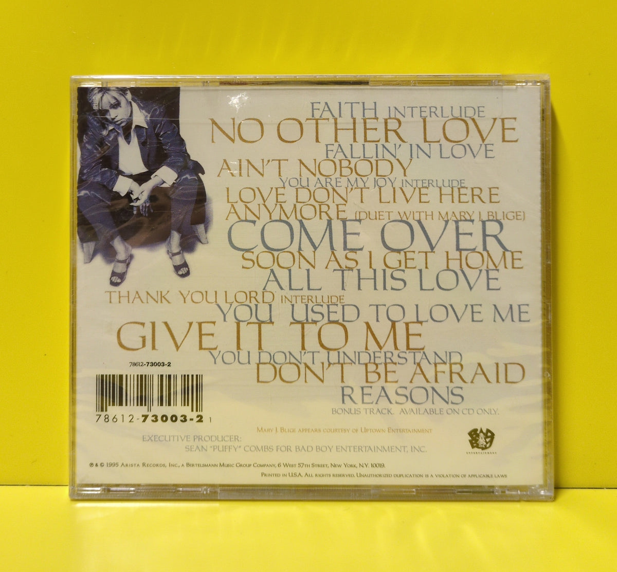 Faith Evans - Faith - 1995 - 78612-73003-2 New - Sealed - CDs